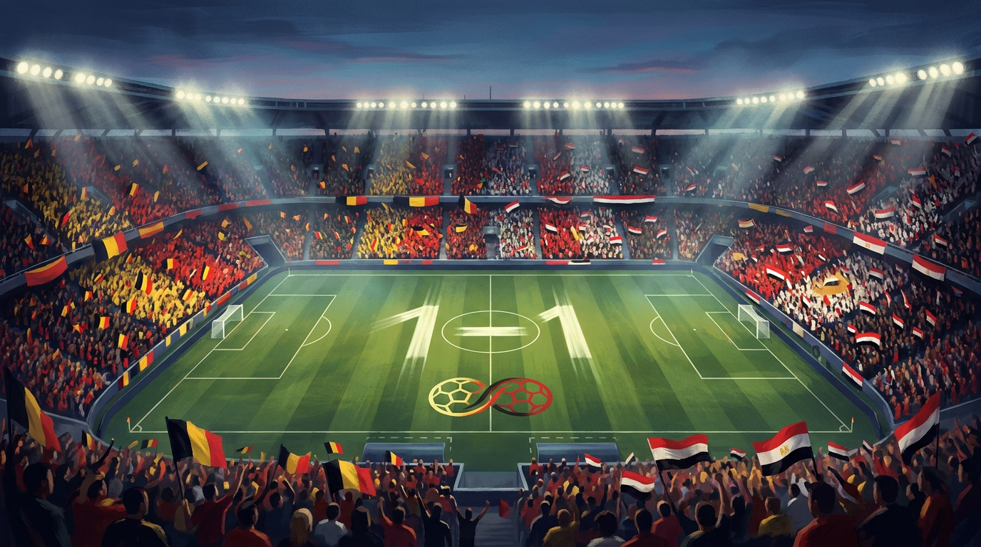 Belgium vs Egypt — full time
