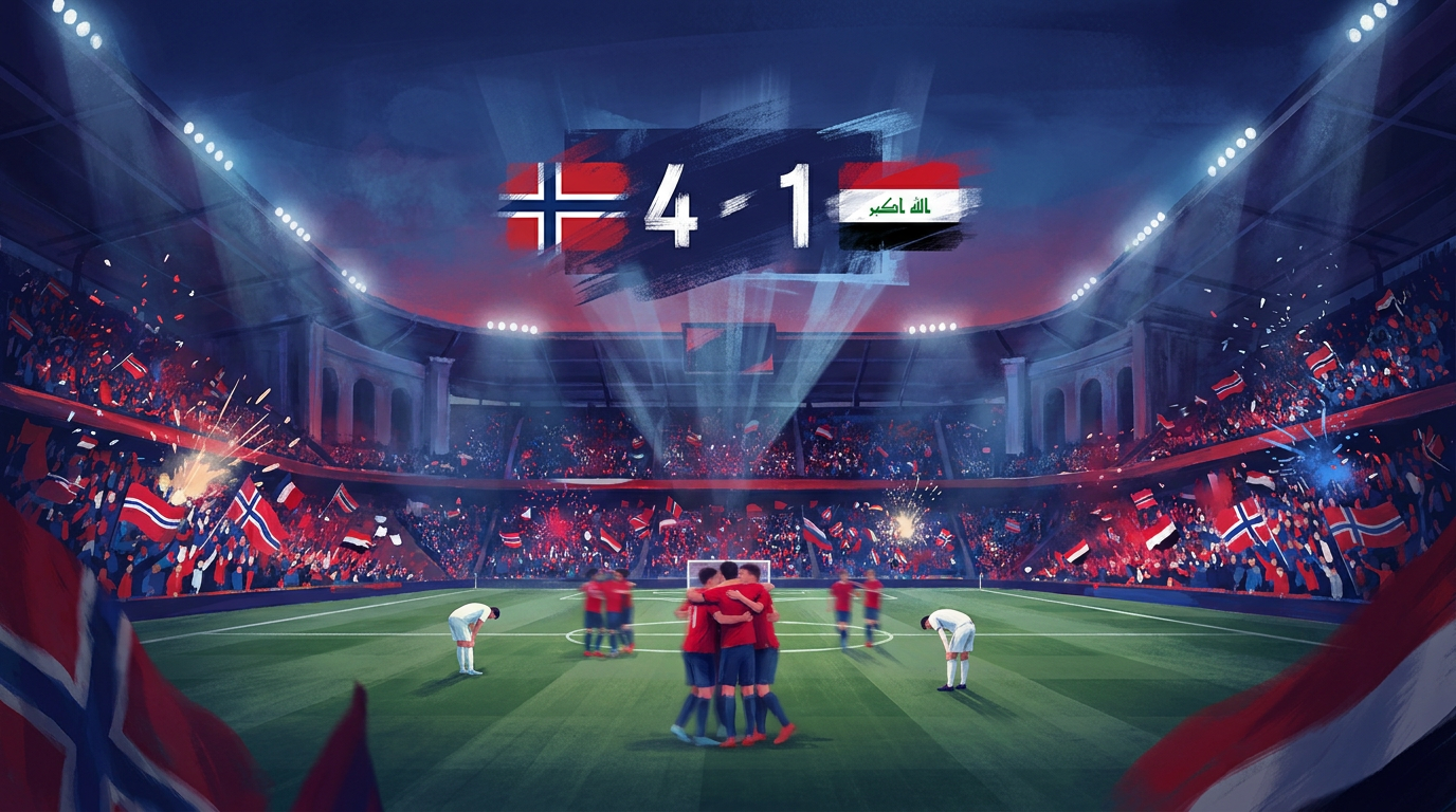 Iraq vs Norway — full time