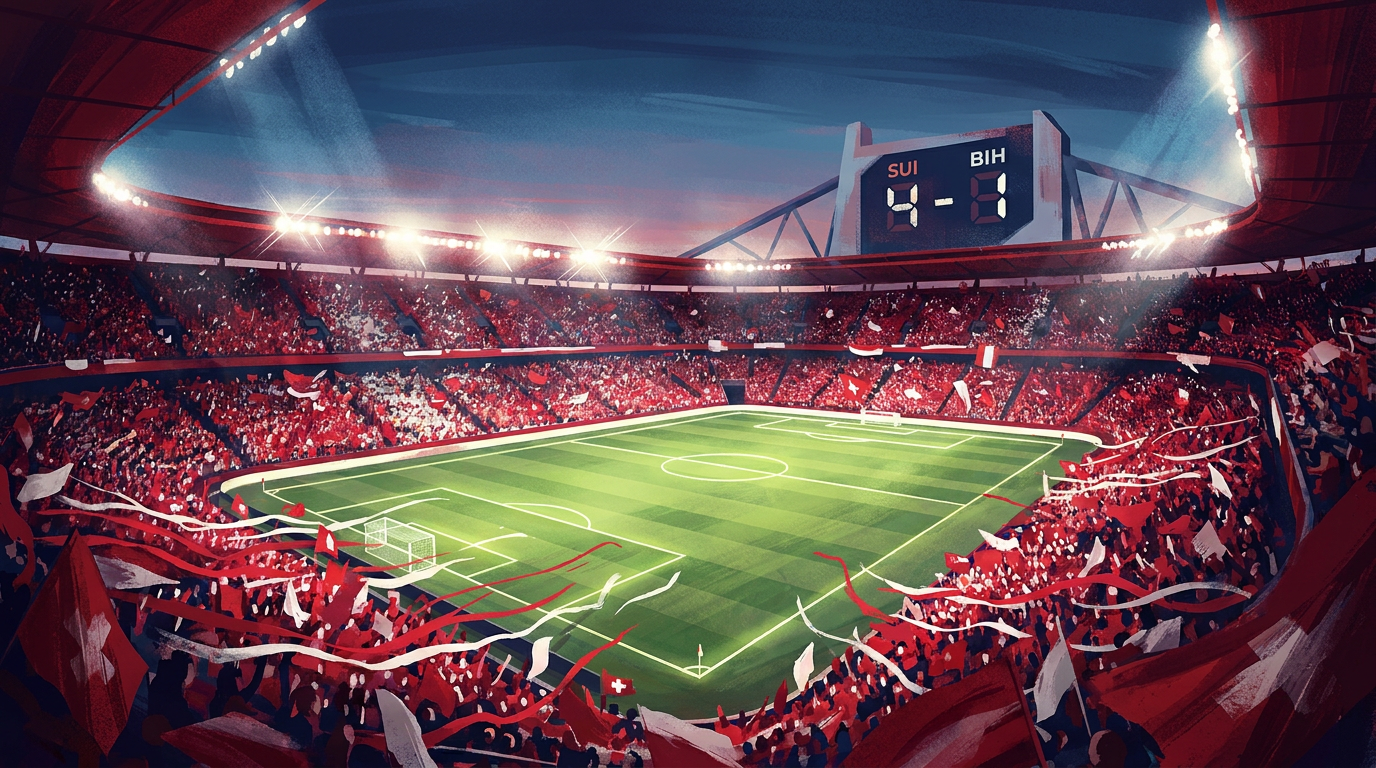 Switzerland vs Bosnia and Herzegovina — full time