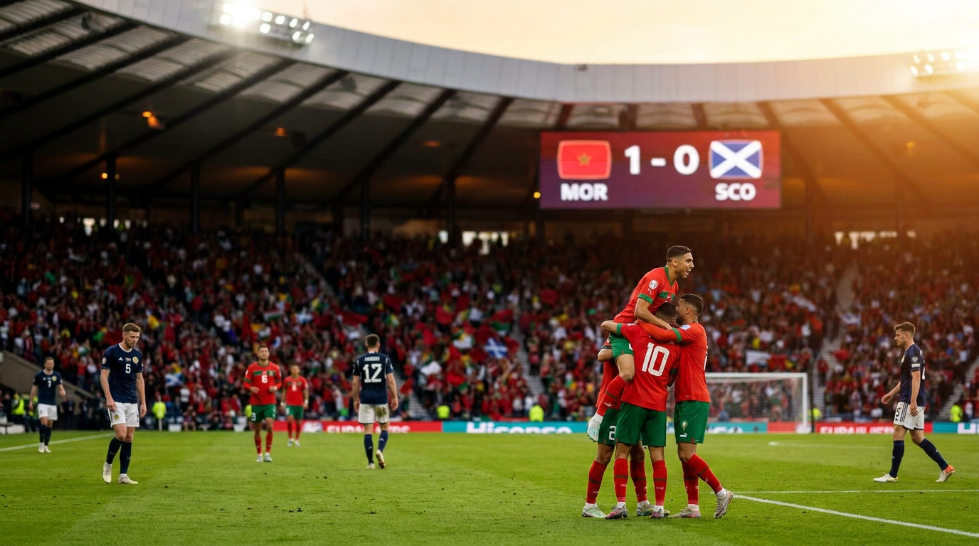 Scotland vs Morocco — full time