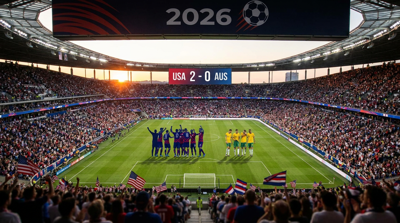 United States vs Australia — full time