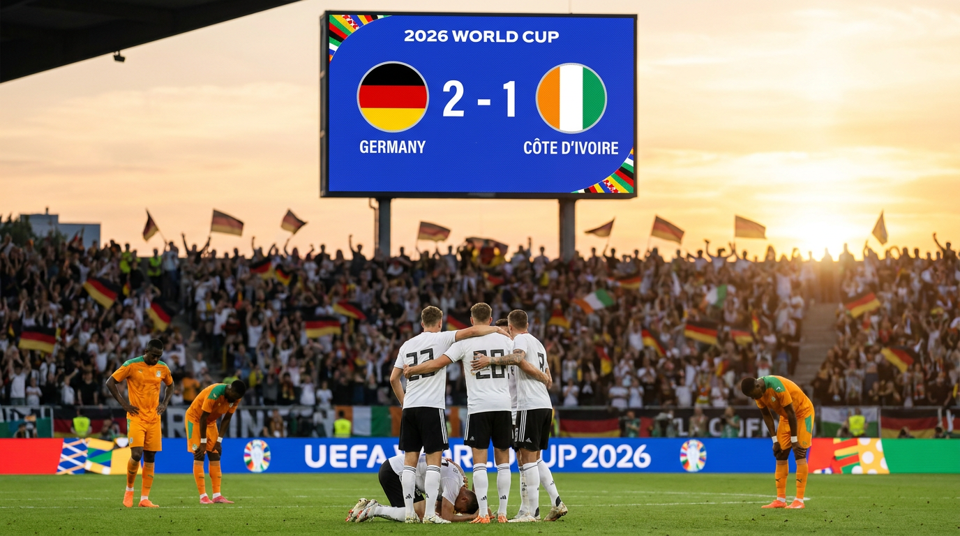 Germany vs Cote d'Ivoire — full time