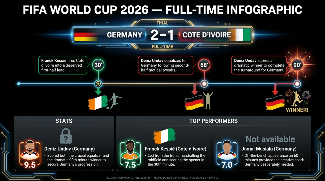 Germany vs Cote d'Ivoire match statistics