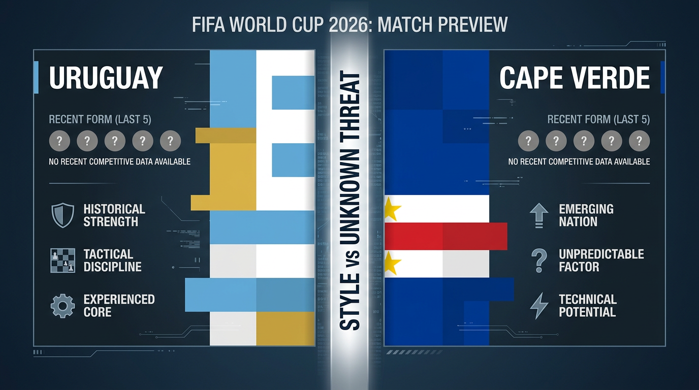 Uruguay vs Cape Verde form and stats