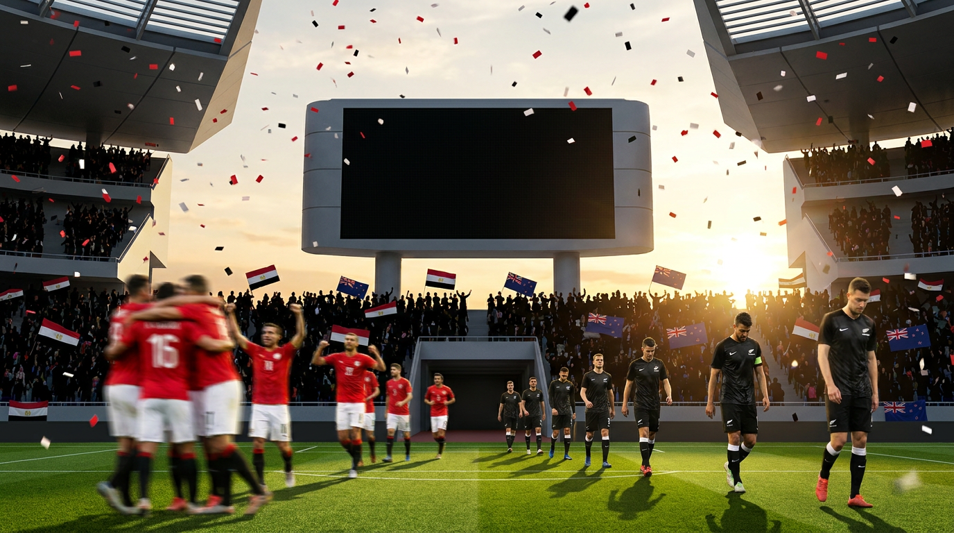 New Zealand vs Egypt — full time
