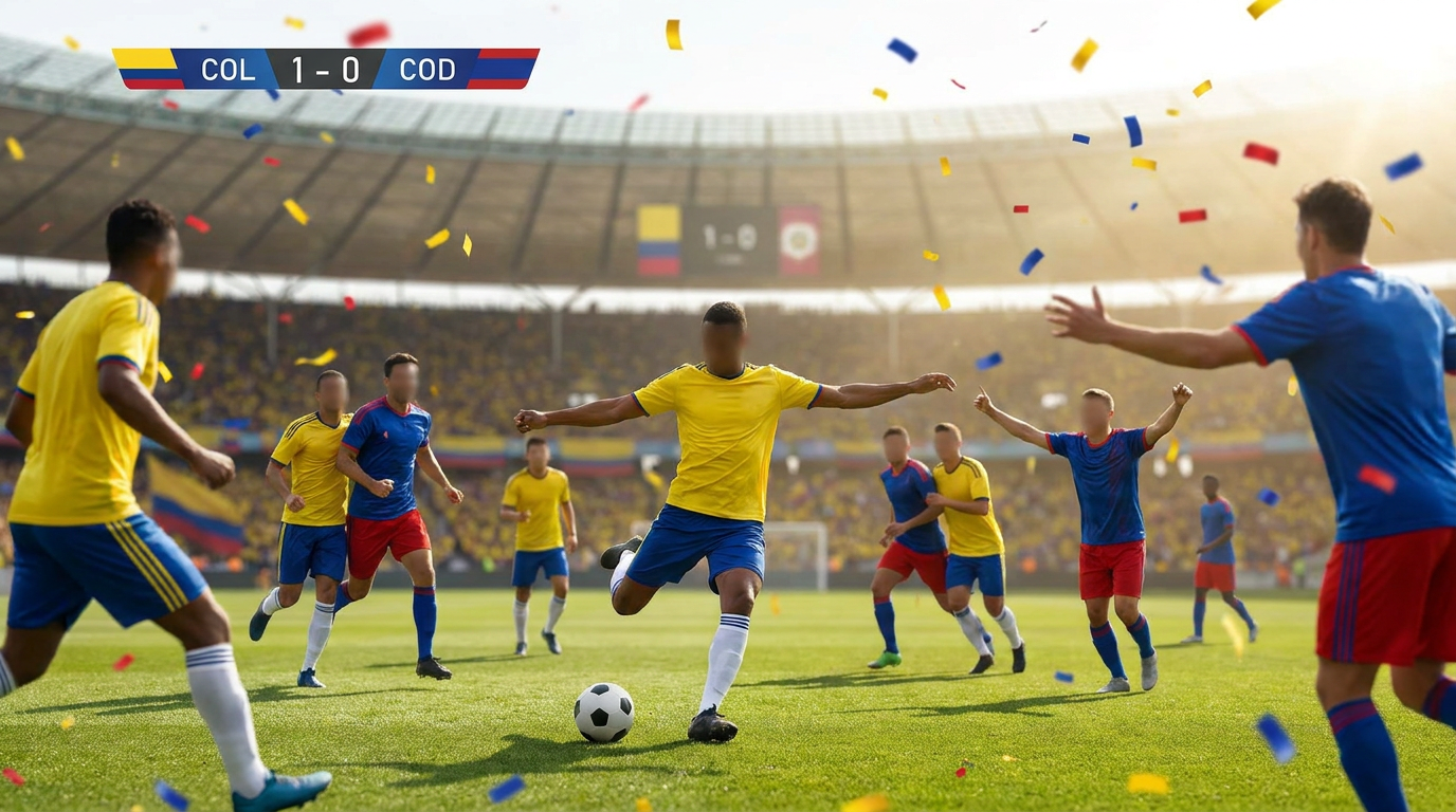 Colombia vs DR Congo — full time