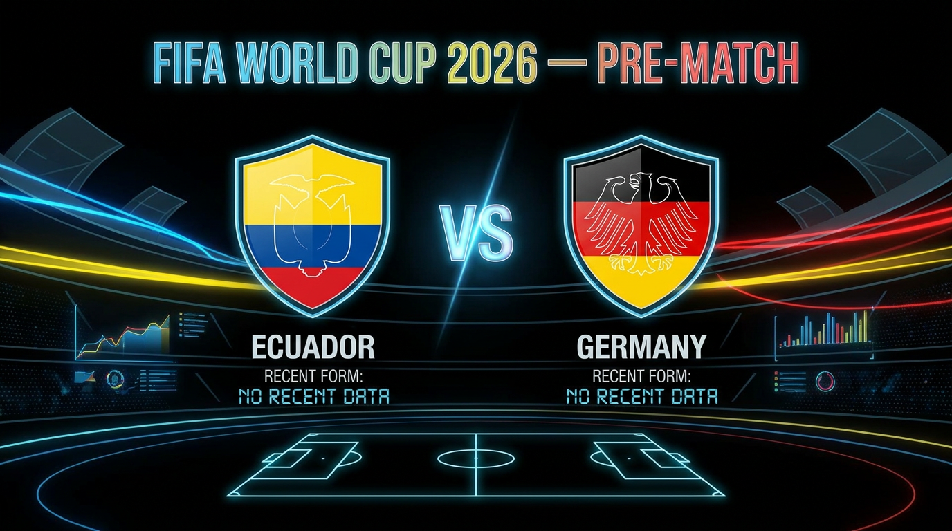 Ecuador vs Germany form and stats