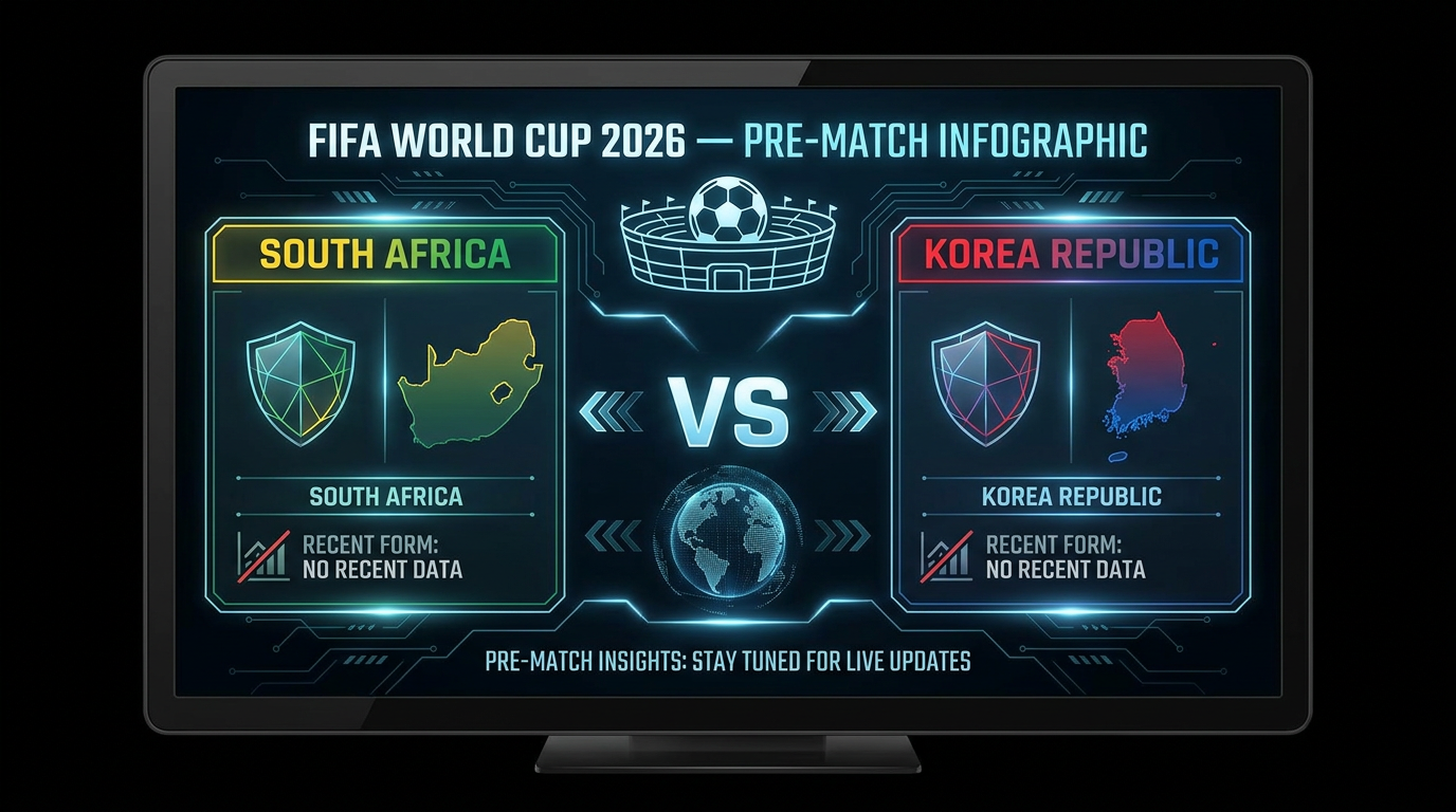 South Africa vs Korea Republic form and stats