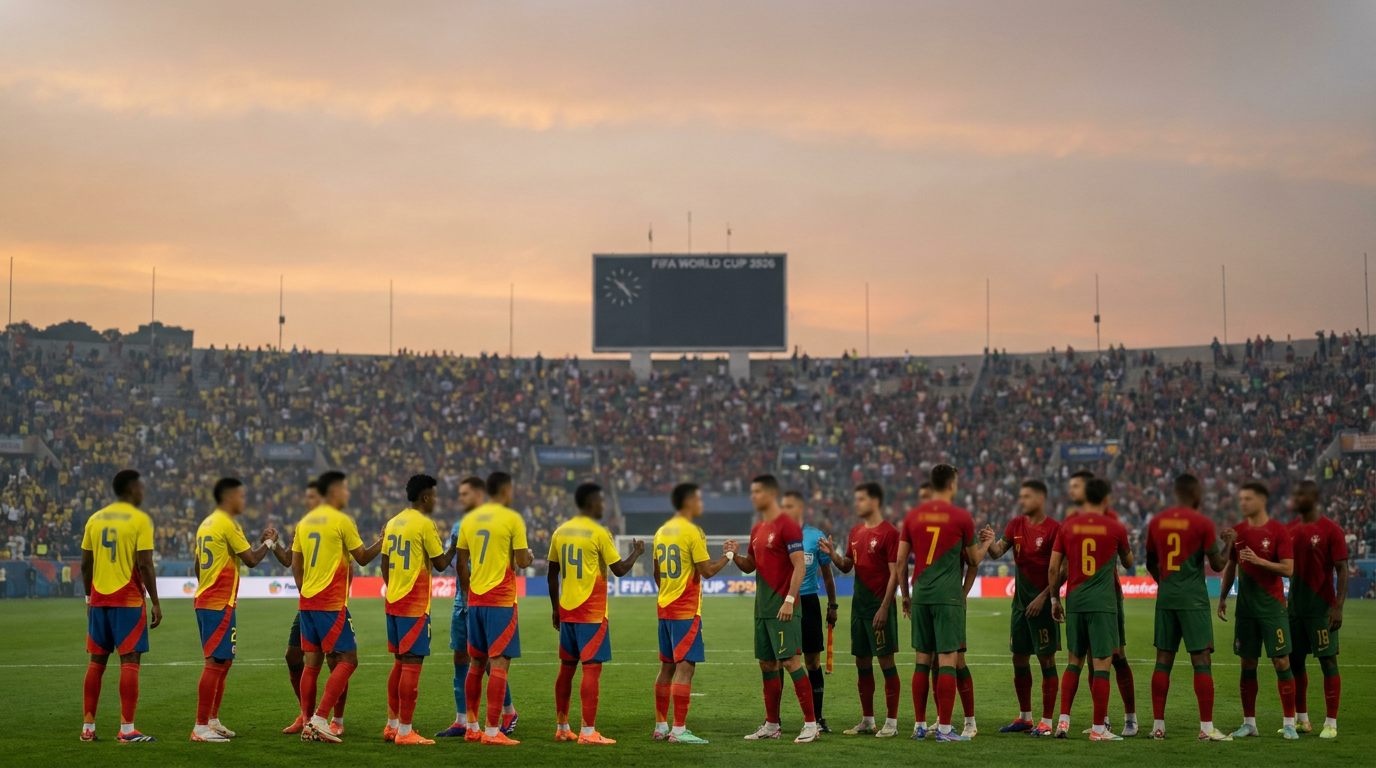 Colombia vs Portugal — full time