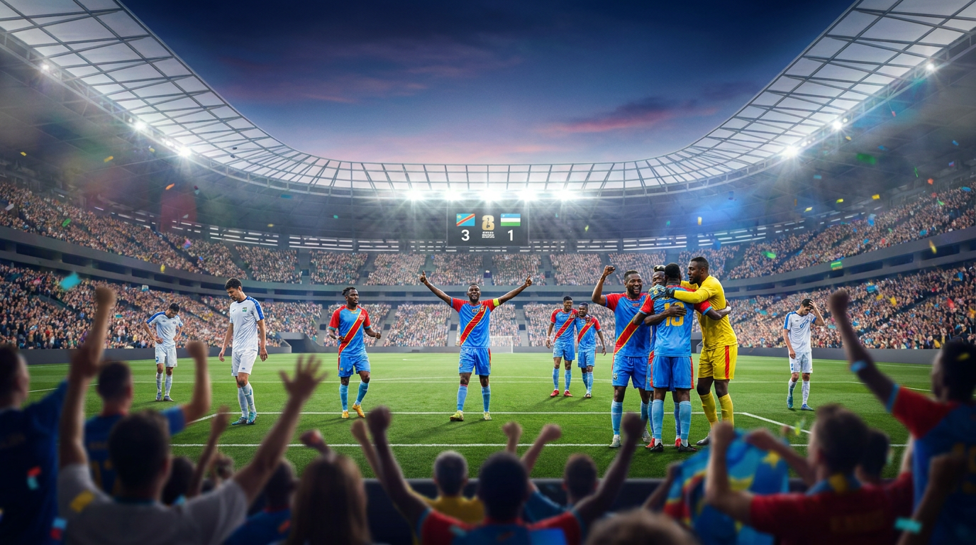 DR Congo vs Uzbekistan — full time