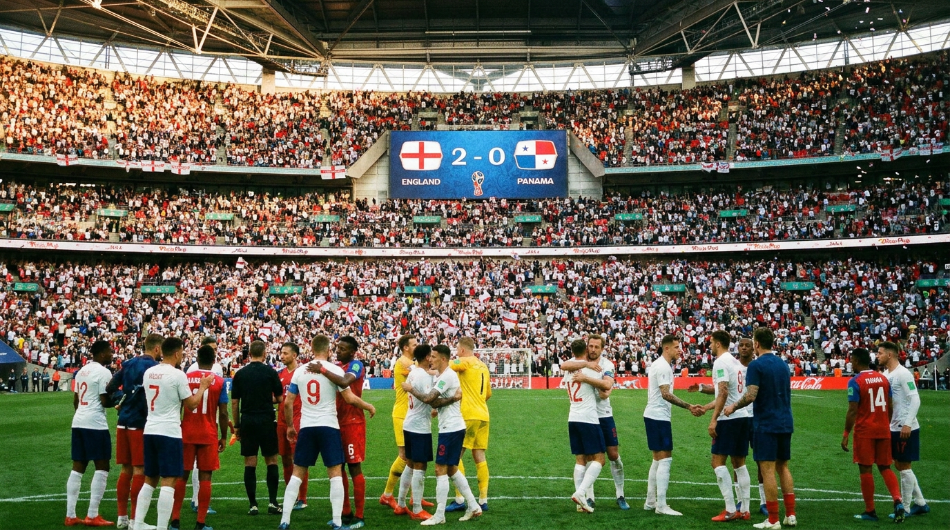 Panama vs England — full time