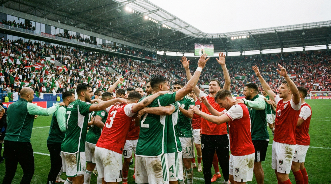 Algeria vs Austria — full time